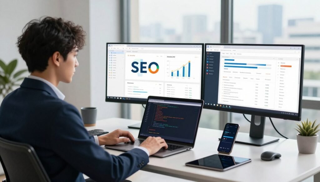 Automating SEO tasks with SERP api